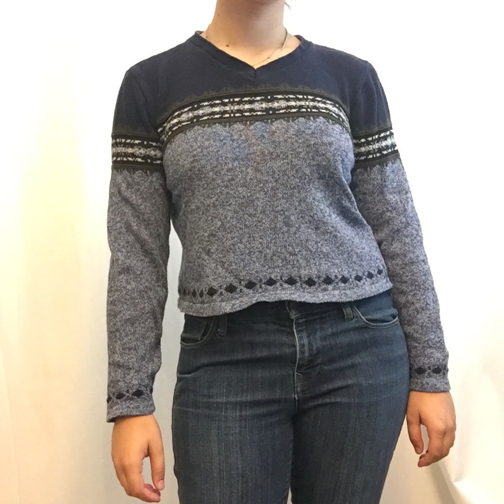 Patterned sweater